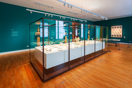 Munich, Germany - July 07, 2021: Treasury at Munich Residence Museum. Munchen Residenz is the former royal palace in Munich, Germany.のeditorial素材