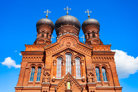 Svyato Vvedensky female monastery of the Russian Orthodox Church in the center of Ivanovo city, Golden Ring of Russiaの写真素材