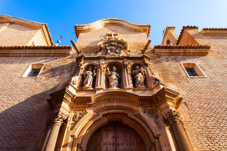 Sala Veronicas Monastery Chapel in Murcia. Murcia is a city in south eastern Spain.の写真素材