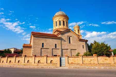 Gori Cathedral of Saint Mary in Gori old town. Gori is a city in eastern Georgia, which serves as the regional capital of Shida Kartli.のeditorial素材