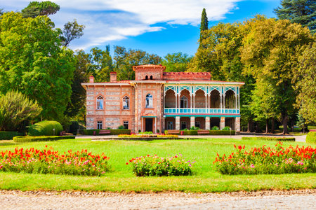 Alexander Chavchavadze historic house museum or Tsinandali residence is located in Tsinandali village in Kakheti, Georgiaのeditorial素材