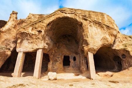 Uplistsikhe is an ancient rock hewn town near Gori in Shida Kartli region of Georgiaのeditorial素材