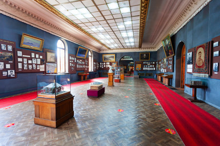 Gori, Georgia - August 31, 2021: The Joseph Stalin Museum is a museum in Gori, Georgia dedicated to the life of Joseph Stalin, the leader of the Soviet Union, who was born in Gori.のeditorial素材