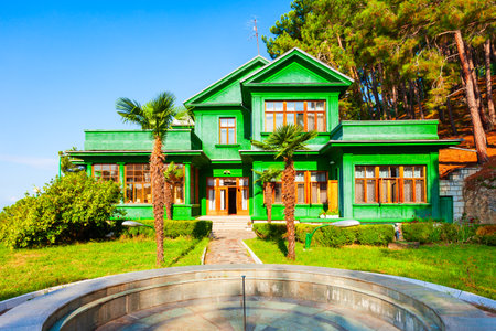Cold River Dacha or Kholodnaya Rechka Dacha, Joseph Stalin personal residence near Gagra town in Abkhazia region of Georgiaのeditorial素材