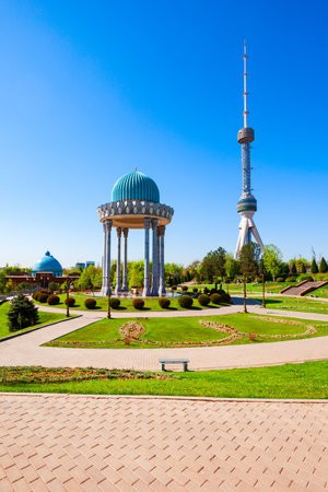 Memorial complex and park in memory of victims of political repression in Tashkent city, Uzbekistanのeditorial素材