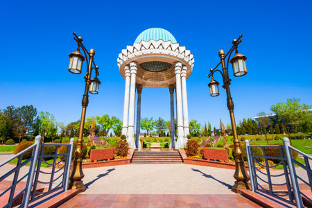Memorial complex and park in memory of victims of political repression in Tashkent city, Uzbekistanのeditorial素材