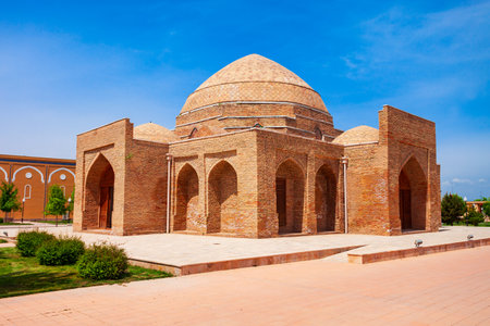 Chorsu Bazaar is a market building in the ancient city of Shahrisabz in Uzbekistanのeditorial素材
