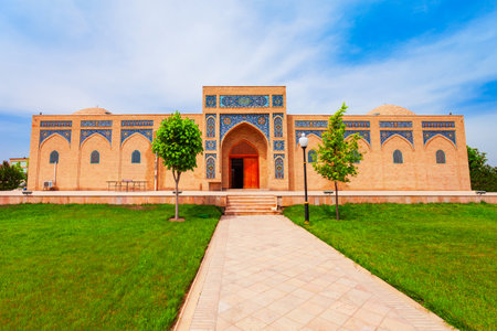 Koba Madrasah or Caravanserai Koba in the ancient city of Shahrisabz in Uzbekistanのeditorial素材