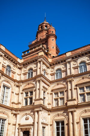 Assezat or d'Assezat museum building in Toulouse city in south Franceのeditorial素材