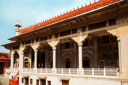 Digamber Jain Temple or Soniji Ki Nasiyan is a main jain temple in Ajmer city in Rajasthan state of Indiaのeditorial素材