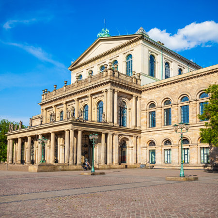 Staatsoper Hannover is a German opera and theater house in Hanover, Germanyのeditorial素材