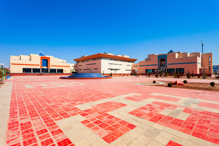 Nukus Art Museum or Savitsky Museum in the centre of Nukus city, Karakalpakstan region of Uzbekistanのeditorial素材