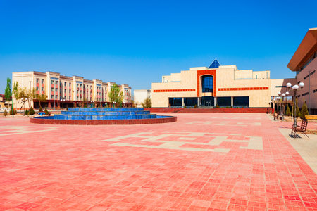 Nukus Art Museum or Savitsky Museum in the centre of Nukus city, Karakalpakstan region of Uzbekistanのeditorial素材