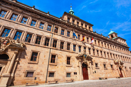 Old Town Hall or Altes Rathaus in Nuremberg. Nuremberg is the second largest city of Bavaria state in Germany.の写真素材