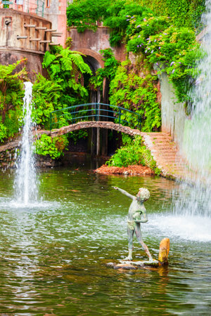 Monte Palace Tropical Garden in Madeira island in Portugalの写真素材