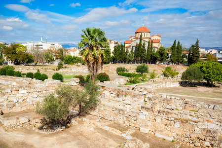 The Archaeological Site of Kerameikos in Athens, Greeceの写真素材