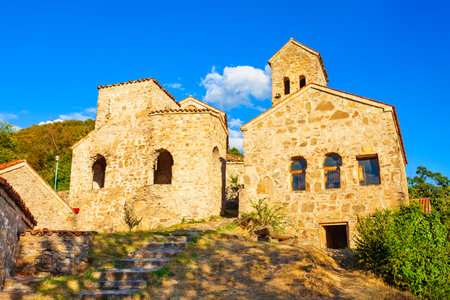 Nekresi monastery in Kakheti. Kakheti is a region in eastern Georgia with Telavi as its capital.の写真素材