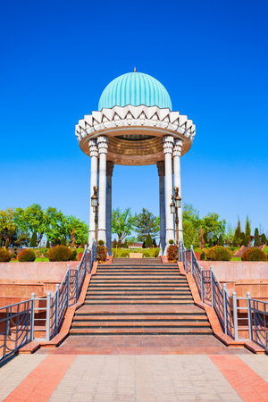 Memorial complex and park in memory of victims of political repression in Tashkent city, Uzbekistanの写真素材