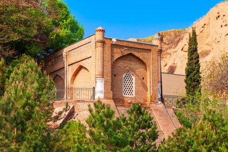 The Mausoleum of St. Daniel in the Samarkand city in Uzbekistanの写真素材