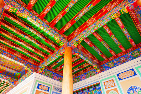 Hazrat Khizr or Hazret Hyzr Mosque in the Samarkand city in Uzbekistanの写真素材
