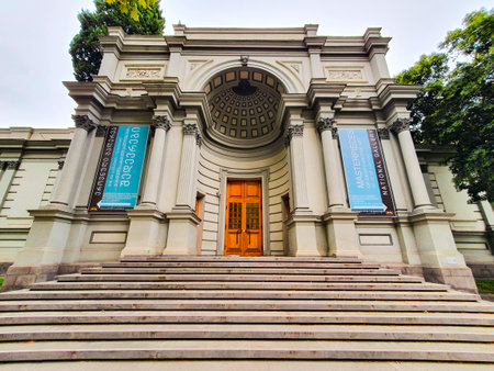 Tbilisi, Georgia - September 05, 2021: Tbilisi Art Gallery or National Gallery. Tbilisi is the capital and the largest city of Georgia on the Kura River.のeditorial素材