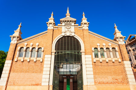 The Veronicas Market is one of the main food markets in Murcia city, Spainの写真素材