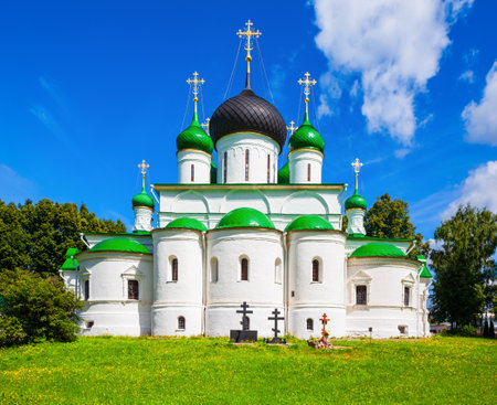 Fedorovsky or Feodorovsky Monastery in Pereslavl Zalessky or Pereslavl-Zalessky, Golden Ring of Russiaの写真素材