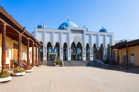 Masjidi Jami Central Mosque in Khujand. Khujand is the second largest city of Tajikistan.の写真素材