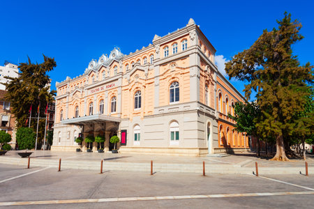 Romea theater or Teatro de Romea in Murcia. Murcia is a city in south eastern Spain.の写真素材