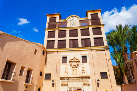 The Monastery of Santa Clara la Real is a monastic complex of the order of the Poor Clares located in the city of Murcia, Spainの写真素材