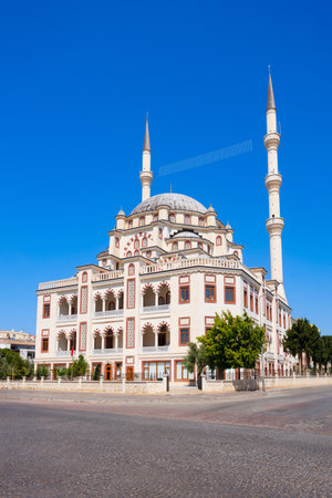 Didim Merkez Cami means Didim Central Mosque. Didim is a city in Aydin Province in Turkey.の写真素材