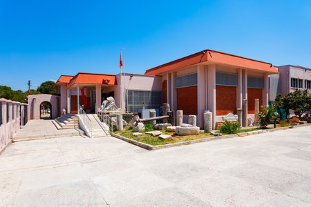 Archaeological Museum in Fethiye. Fethiye is a city in Mugla Province, Turkey.の写真素材