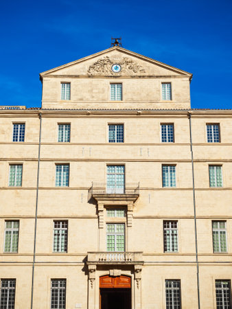 The Musee Fabre is a museum in the Montpellier city, capital of the Herault departement in Franceの写真素材