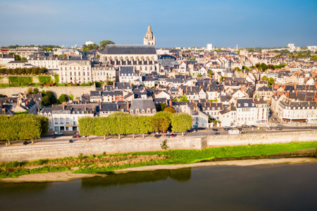 Cathedral of St. Louis of Blois is a Late Gothic Roman Catholic cathedral in Blois, Franceの写真素材