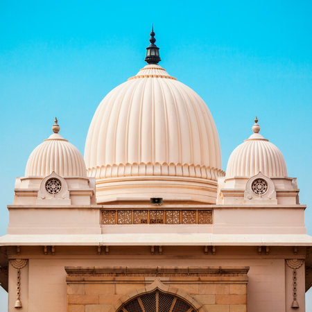 Ramakrishna Mission General Library building in New Delhi city in Indiaの写真素材
