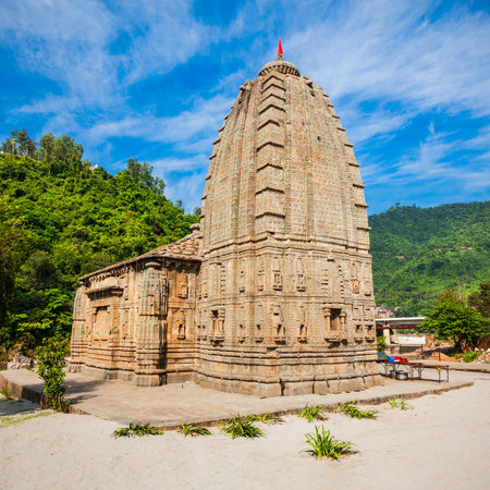 Panchbakhtar Temple is a hindu in Mandi town, Himachal Pradesh state in Indiaの写真素材
