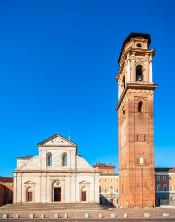 Turin Cathedral or Duomo di Torino or Cattedrale di San Giovanni Battista is a Roman Catholic cathedral in Turin, Italyの写真素材