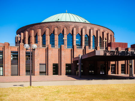 Tonhalle is a concert hall in Dusseldorf city in Germanyの写真素材