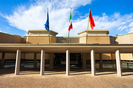 Regional Archaeological Museum or Museo Archeologico Regionale in Syracuse. Siracusa is the fourth largest city in Sicily, Italy.の写真素材