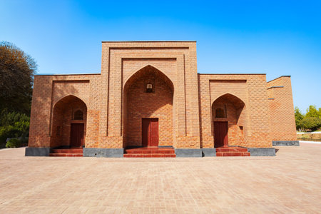 Mausoleum of Mir Sayyid Ali Hamadani in Kulob. Kulob is a city in Khatlon Region in southern Tajikistan.の写真素材