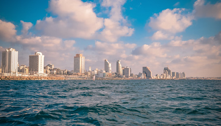 Photo of Tel Aviv made on a yachtの写真素材