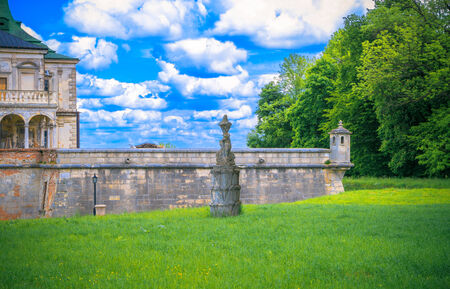 View of the castle Podgoretskyのeditorial素材