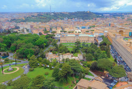 Panoramic view of the beauty of Romeのeditorial素材
