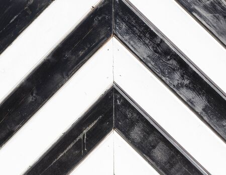 Black and white chevron design textureの写真素材
