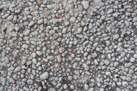 Expanded clay texture in concrete