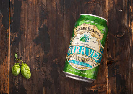 TYUMEN, RUSSIA - OCTOBER 8, 2020: Sierra Nevada Brewing Co. was established in 1979 by homebrewers...