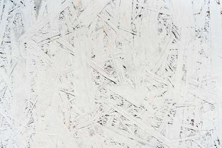 Texture of white wood chipboardの写真素材