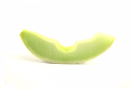 Sweet melon  isolated on white backgroundの写真素材