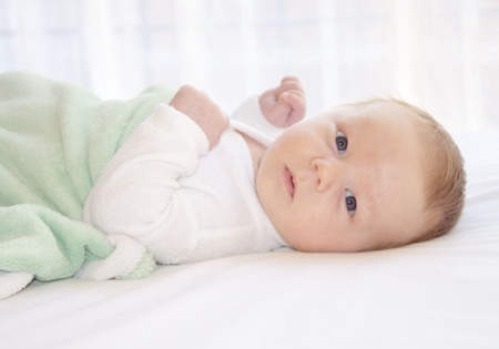 Cute baby boyの写真素材