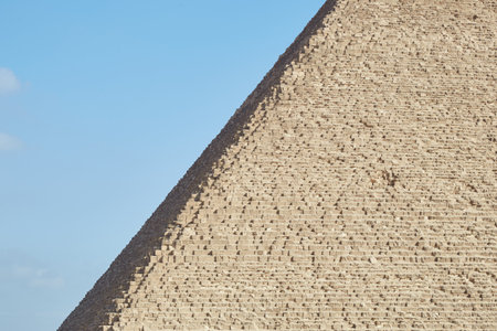 The Great Pyramid of Khufu at Giza, Egypt